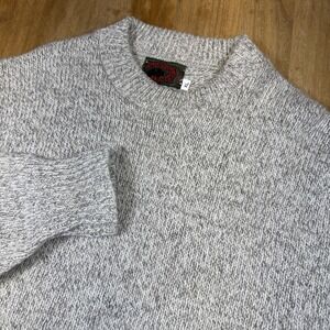 Vintage Boston Traders Wool Blend Pullover Sweater Men's XL Ivory Made In USA